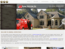 Tablet Screenshot of general-inspections.com